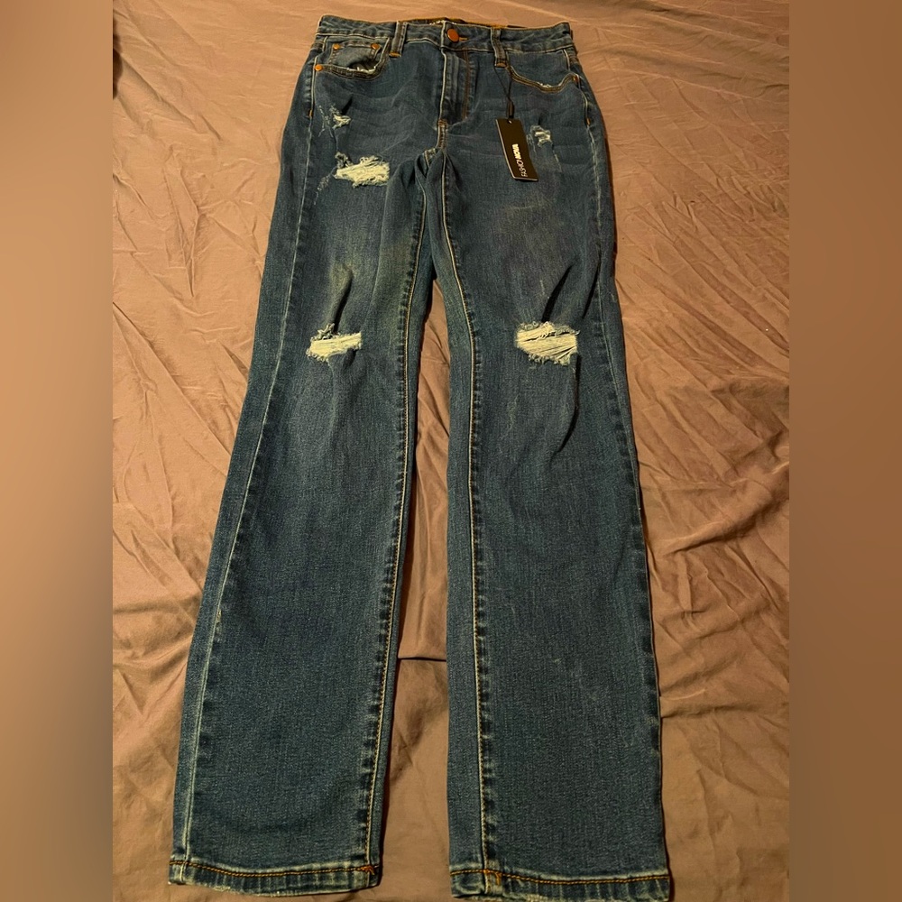 FashionNova Ripped Denim Jeans